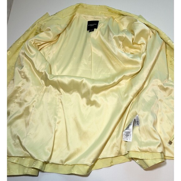 Guess Marciano Butter Yellow Floral Blazer Feminine Women's US‎ SMALL EU 40 - Picture 9 of 16
